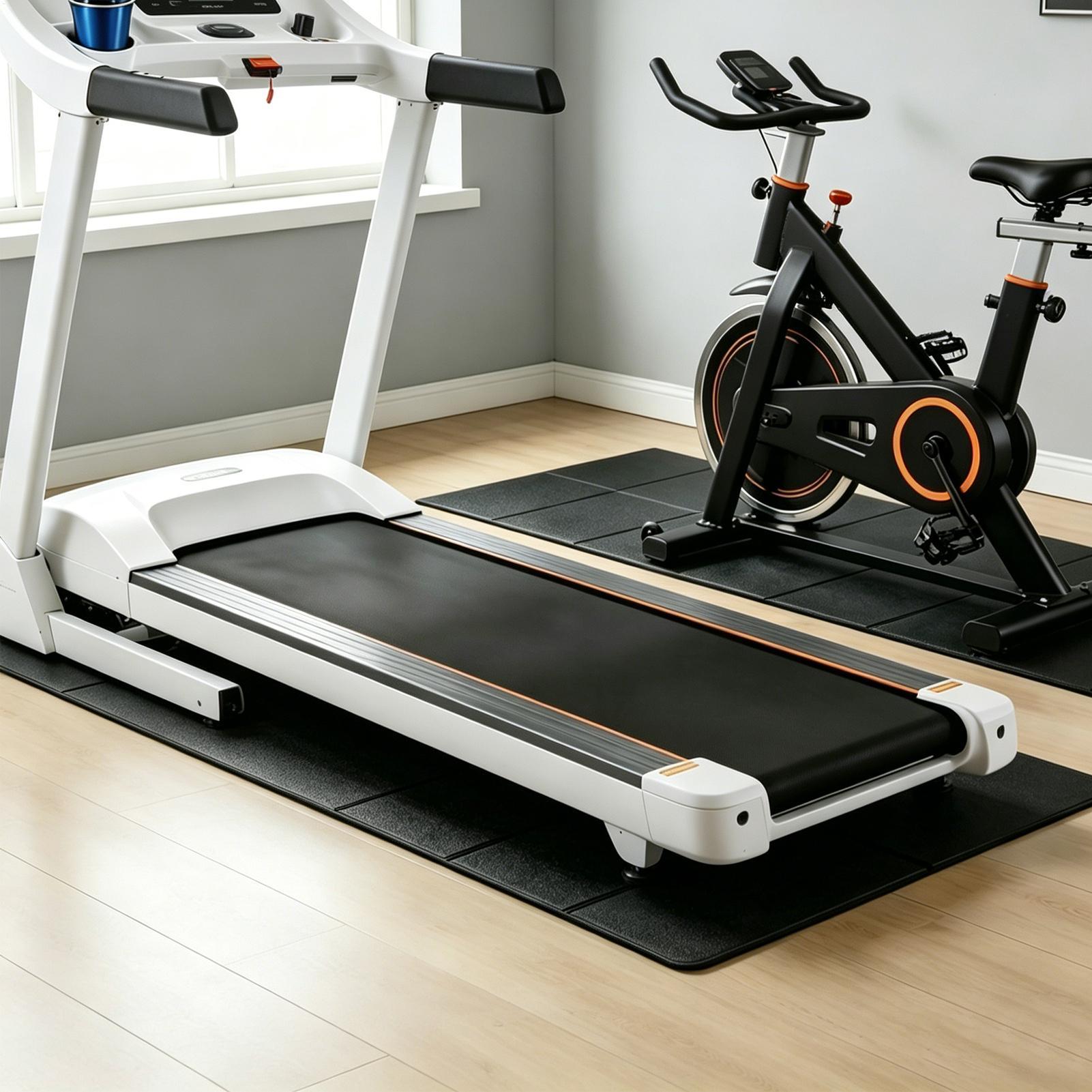 Gym Floor Mats - Накладки для беговых дорожек, нескользящие, влагопоглощающие,