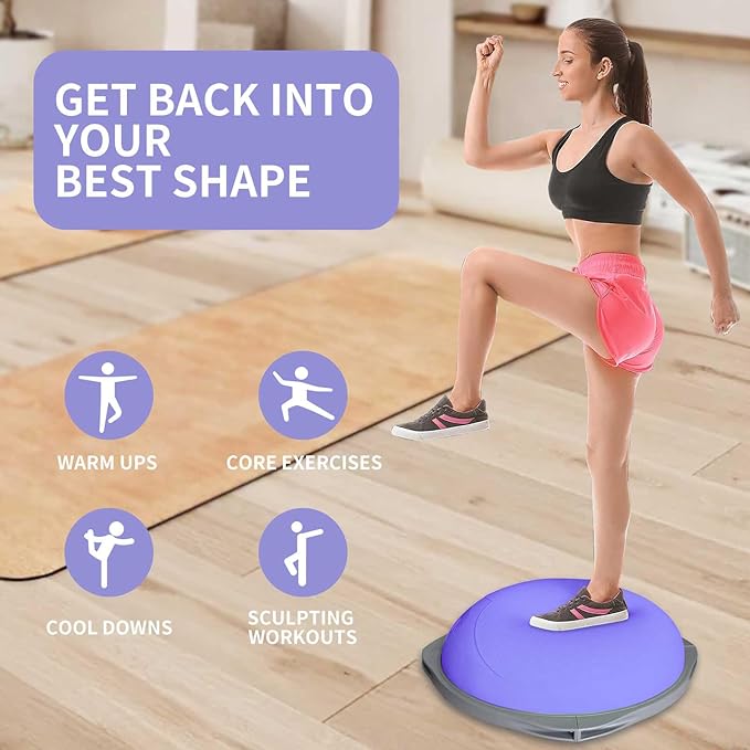 Надувной балансировочный мяч Б – обзор и цена Yoga Fitness Ball