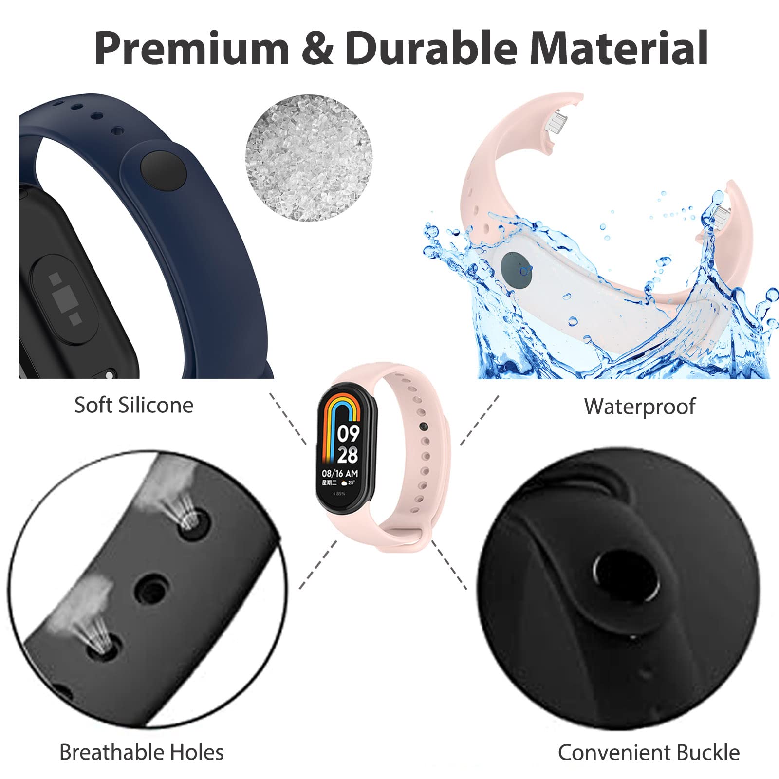 Ремешок силиконовый для Xiaomi – обзор и цена Wrist Wraps Fitness