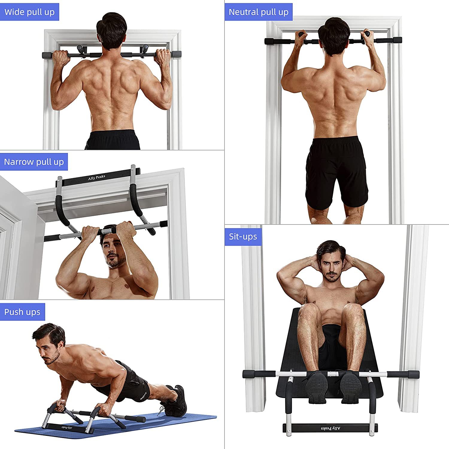 Тренажер для фитнеса в помещен – обзор и цена Pull Up Bar Doorframe