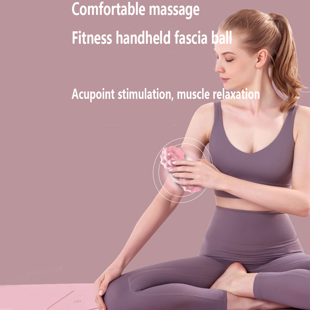 Массажный мяч TPR с рельефной  – обзор и цена Yoga Fitness Ball