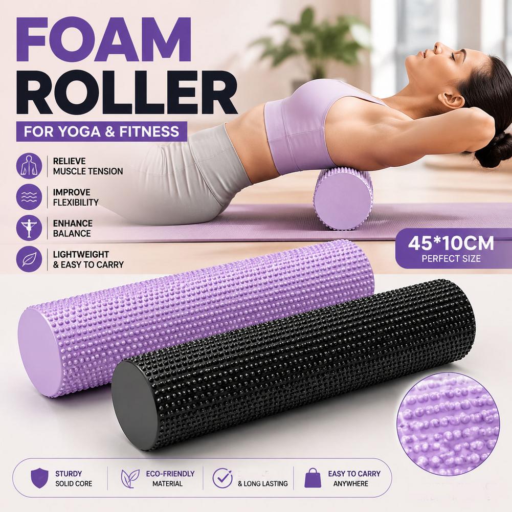 Фитнес-ролик для йоги из ЭВА в – обзор и цена Foam Roller