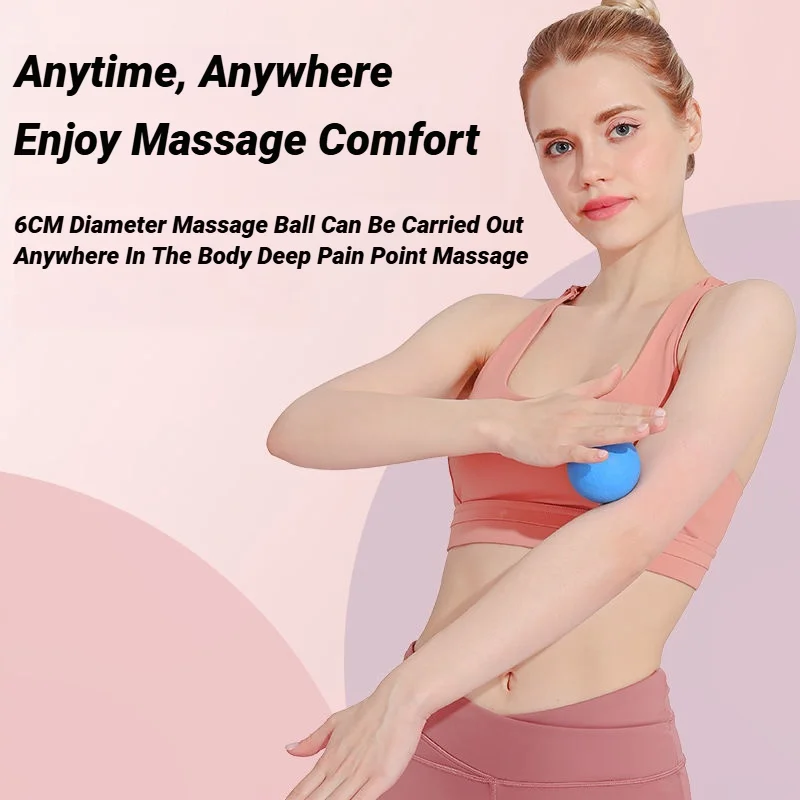 Мяч для фасций TPE 6 см: глубо – обзор и цена Yoga Fitness Ball